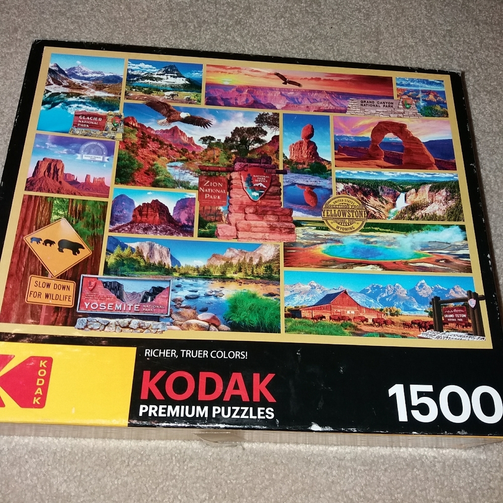 Kodak Cra-z-art puzzle 1500 US National Parks